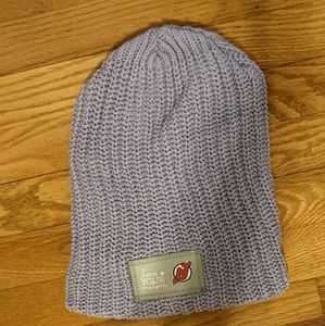 Nj Devil's purple beanie